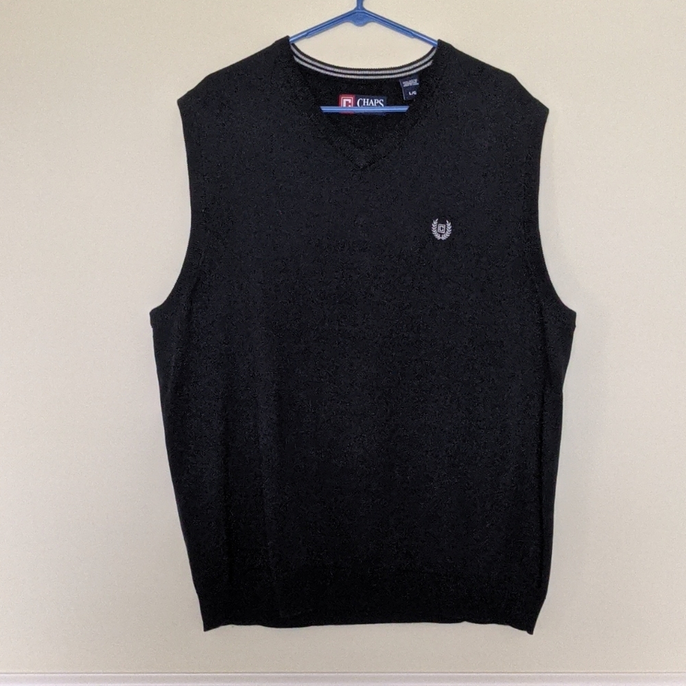 Chaps Black Vest